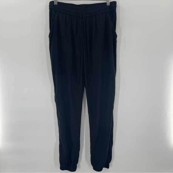 Lucky Brand Black Pull On Lightweight Jogger Style Pants Size Medium - Picture 1 of 6